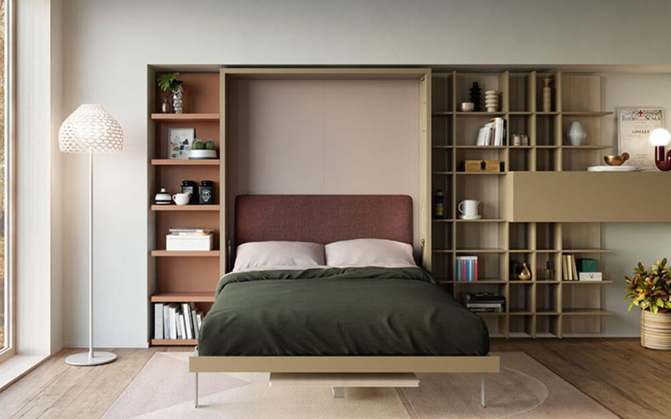 Opklapbed met tafel BedHabits 2